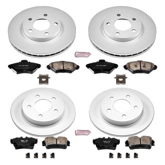 PowerStop® - Z17 Evolution Geomet® Plain Front and Rear Brake Kit