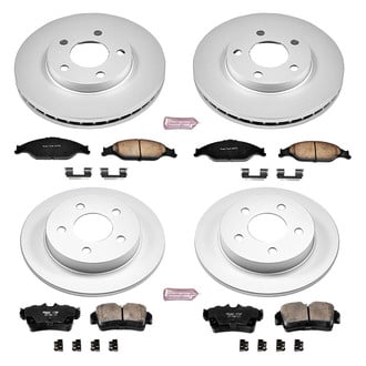 PowerStop® - Z17 Evolution Geomet® Plain Front and Rear Brake Kit
