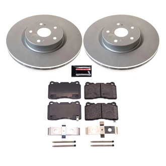 PowerStop® - Z17 Evolution Geomet® Plain Front Brake Kit