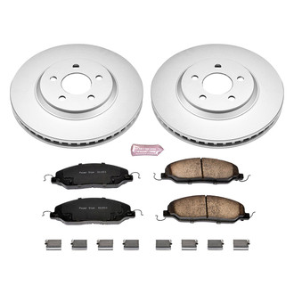 PowerStop® - Z17 Evolution Geomet® Plain Front Brake Kit