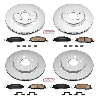 PowerStop® - Z17 Evolution Geomet® Plain Brake Kit