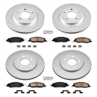 PowerStop® - Z17 Evolution Geomet® Plain Front and Rear Brake Kit