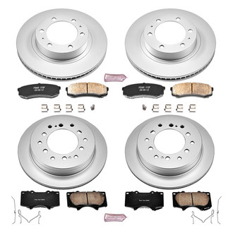 PowerStop® - Z17 Evolution Geomet® Plain Brake Kit