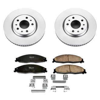 PowerStop® - Z17 Evolution Geomet® Plain Front Brake Kit