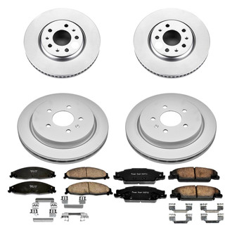 PowerStop® - Z17 Evolution Geomet® Plain Brake Kit