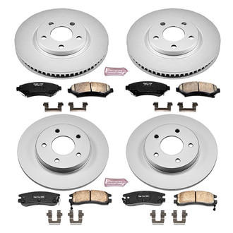 PowerStop® - Z17 Evolution Geomet® Plain Brake Kit