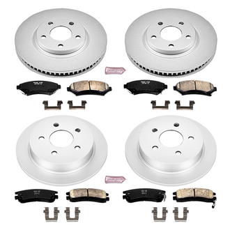 PowerStop® - Z17 Evolution Geomet® Plain Brake Kit