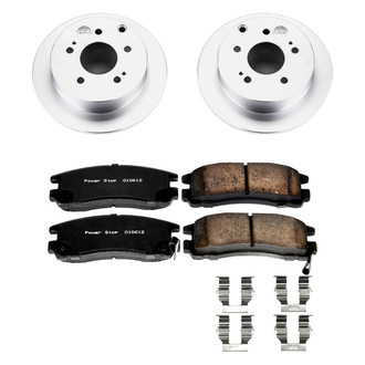 PowerStop® - Z17 Evolution Geomet® Plain Rear Brake Kit