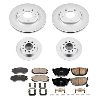 PowerStop® - Z17 Evolution Geomet® Plain Front and Rear Brake Kit