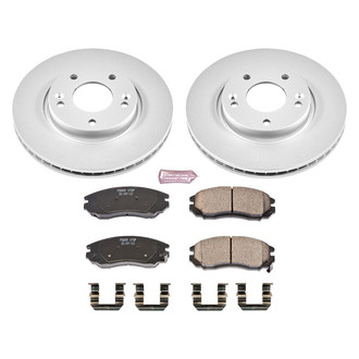 PowerStop® - Z17 Evolution Geomet® Plain Front Brake Kit