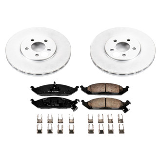 PowerStop® - Z17 Evolution Geomet® Plain Front Brake Kit