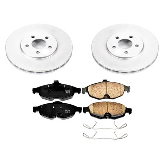 PowerStop® - Z17 Evolution Geomet® Plain Front Brake Kit