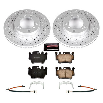 PowerStop® - Z17 Evolution Geomet® Plain Front Brake Kit