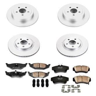 PowerStop® - Z17 Evolution Geomet® Plain Front and Rear Brake Kit