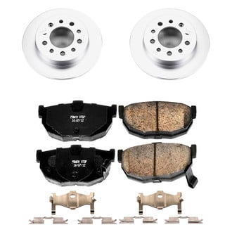 PowerStop® - Z17 Evolution Geomet® Plain Rear Brake Kit