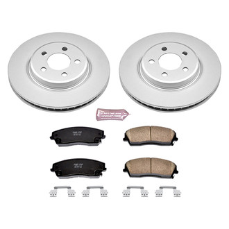PowerStop® - Z17 Evolution Geomet® Plain Front Brake Kit