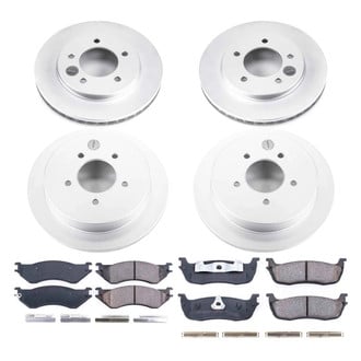 PowerStop® - Z17 Evolution Geomet® Plain Front and Rear Brake Kit