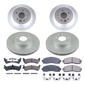 PowerStop® - Z17 Evolution Geomet® Plain Front and Rear Brake Kit