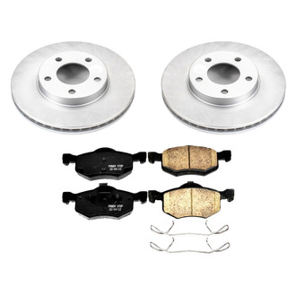 PowerStop® - Z17 Evolution Geomet® Plain Front Brake Kit