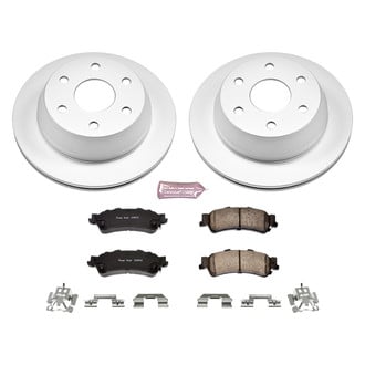 PowerStop® CRK2018 - Z17 Evolution Geomet® Plain Rear Brake Kit