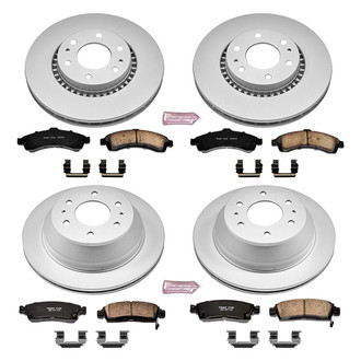 PowerStop® - Z17 Evolution Geomet® Plain Brake Kit