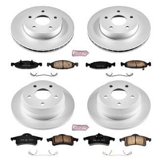 PowerStop® - Z17 Evolution Geomet® Plain Front and Rear Brake Kit