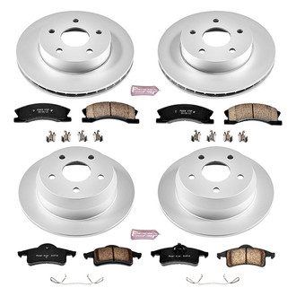 PowerStop® - Z17 Evolution Geomet® Plain Front and Rear Brake Kit