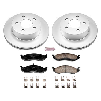 PowerStop® - Z17 Evolution Geomet® Plain Front Brake Kit