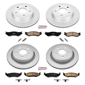 PowerStop® - Z17 Evolution Geomet® Plain Brake Kit