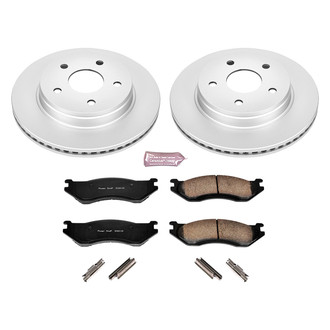 PowerStop® - Z17 Evolution Geomet® Plain Front Brake Kit