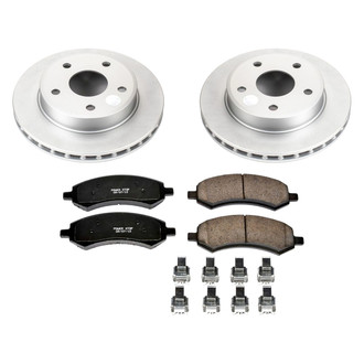 PowerStop® - Z17 Evolution Geomet® Plain Front Brake Kit