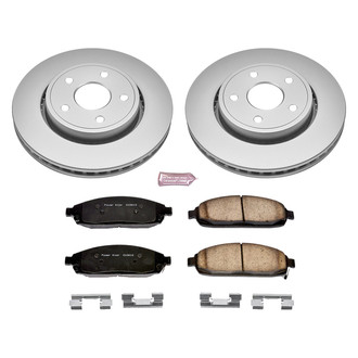 PowerStop® - Z17 Evolution Geomet® Plain Front Brake Kit