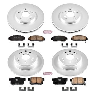 PowerStop® - Z17 Evolution Geomet® Plain Brake Kit
