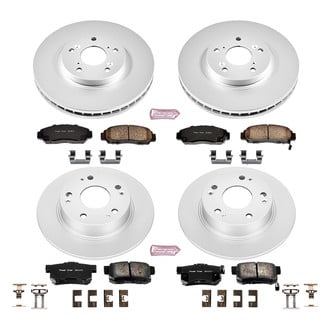 PowerStop® - Z17 Evolution Geomet® Plain Front and Rear Brake Kit