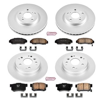 PowerStop® - Z17 Evolution Geomet® Plain Brake Kit