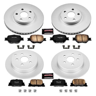 PowerStop® - Z17 Evolution Geomet® Plain Front and Rear Brake Kit