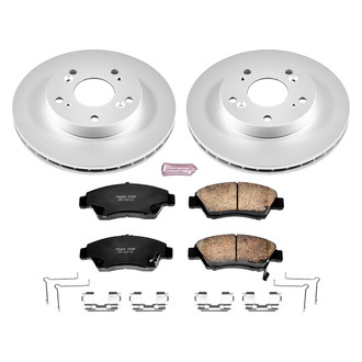 PowerStop® - Z17 Evolution Geomet® Plain Front Brake Kit