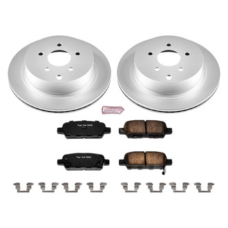 PowerStop® CRK2427 - Z17 Evolution Geomet® Plain Rear Brake Kit