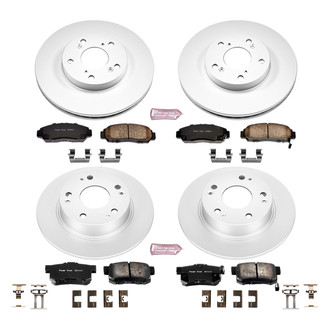 PowerStop® - Z17 Evolution Geomet® Plain Front Brake Kit