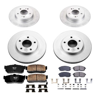 PowerStop® - Z17 Evolution Geomet® Plain Front and Rear Brake Kit