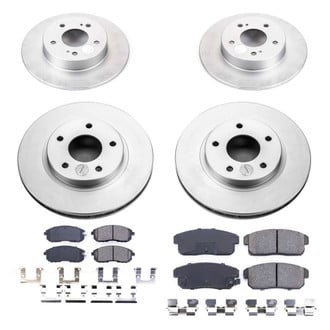 PowerStop® - Z17 Evolution Geomet® Plain Front and Rear Brake Kit