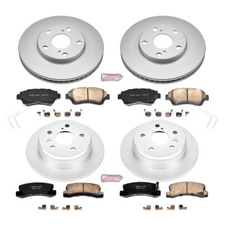 PowerStop® - Z17 Evolution Geomet® Plain Front and Rear Brake Kit