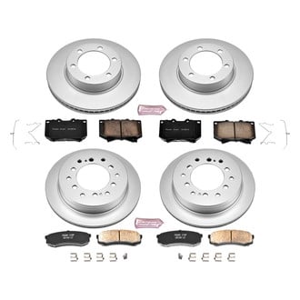 PowerStop® - Z17 Evolution Geomet® Plain Front and Rear Brake Kit