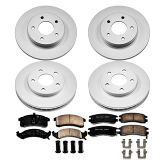 PowerStop® - Z17 Evolution Geomet® Plain Front and Rear Brake Kit