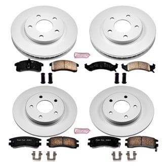 PowerStop® - Z17 Evolution Geomet® Plain Front and Rear Brake Kit