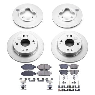 PowerStop® - Z17 Evolution Geomet® Plain Front and Rear Brake Kit