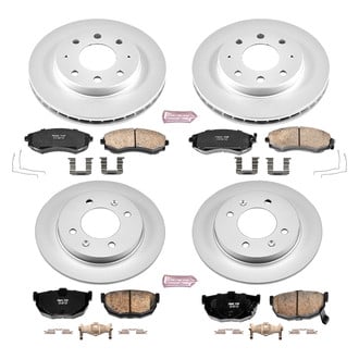 PowerStop® - Z17 Evolution Geomet® Plain Front and Rear Brake Kit