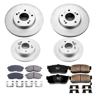 PowerStop® - Z17 Evolution Geomet® Plain Front and Rear Brake Kit