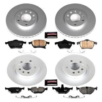 PowerStop® - Z17 Evolution Geomet® Plain Front and Rear Brake Kit