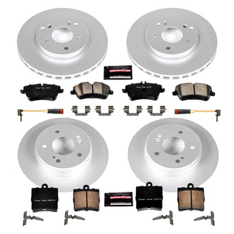 PowerStop® - Z17 Evolution Geomet® Plain Front and Rear Brake Kit